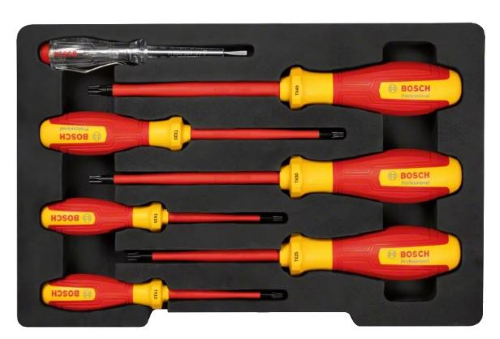 1600A02NF8,VDE CACCIAVITE SET 7 PEZZI TX